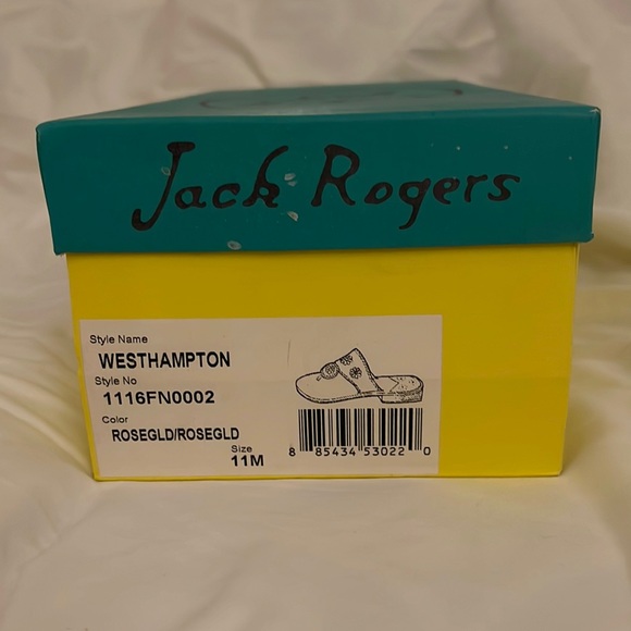 NIB Jack Rogers size 11 rose gold sandal - Picture 2 of 5